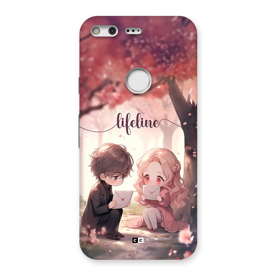 Cute Anime Couple Back Case for Google Pixel