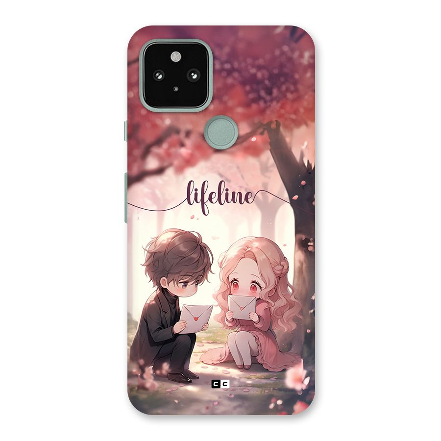 Cute Anime Couple Back Case for Google Pixel 5