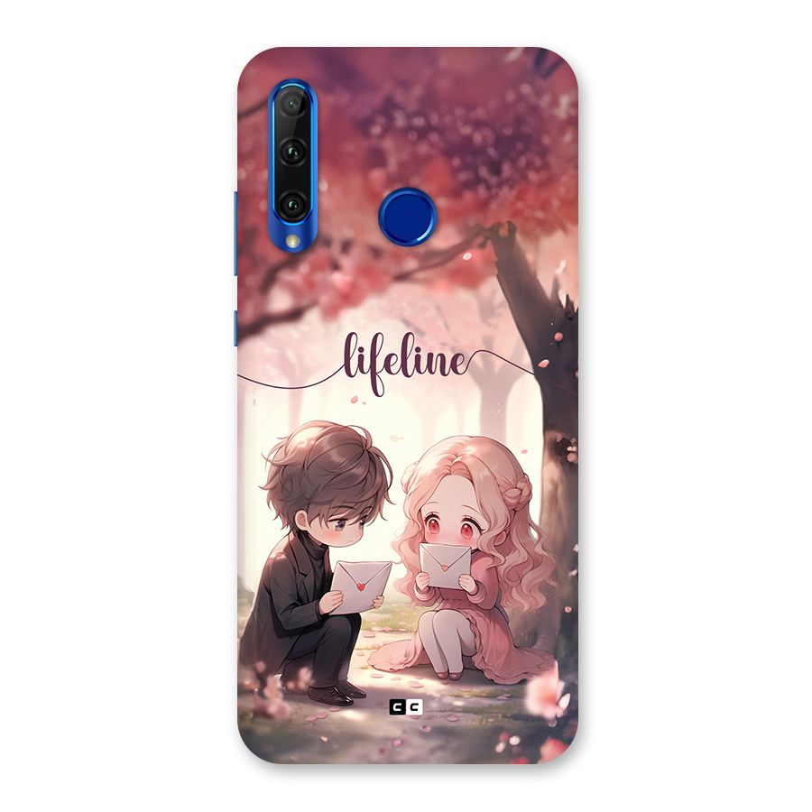 Cute Anime Couple Back Case for Honor 20i