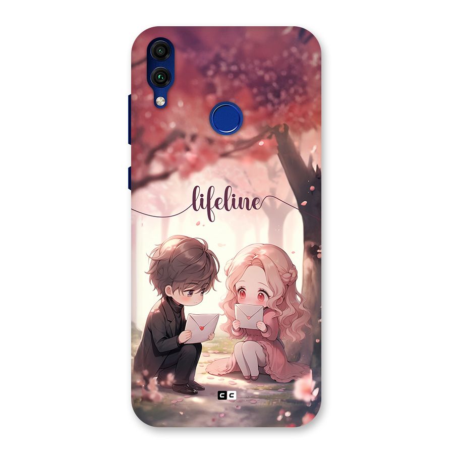 Cute Anime Couple Back Case for Honor 8C