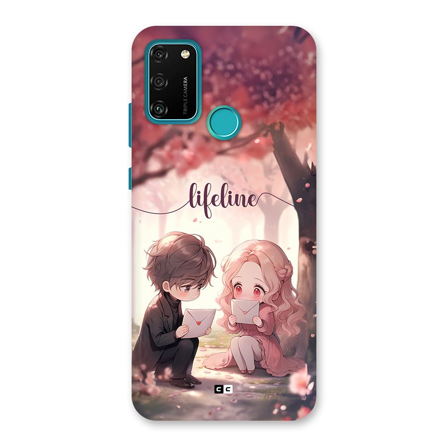Cute Anime Couple Back Case for Honor 9A