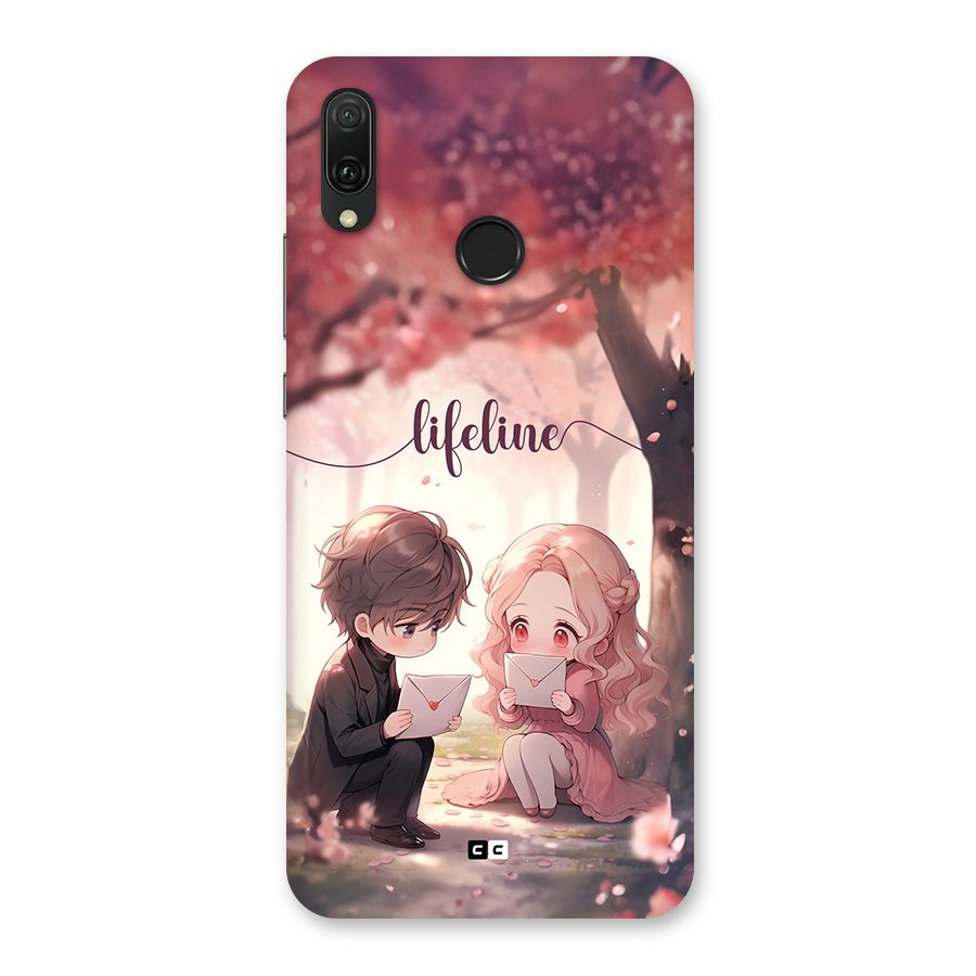 Cute Anime Couple Back Case for Huawei Y9 (2019)