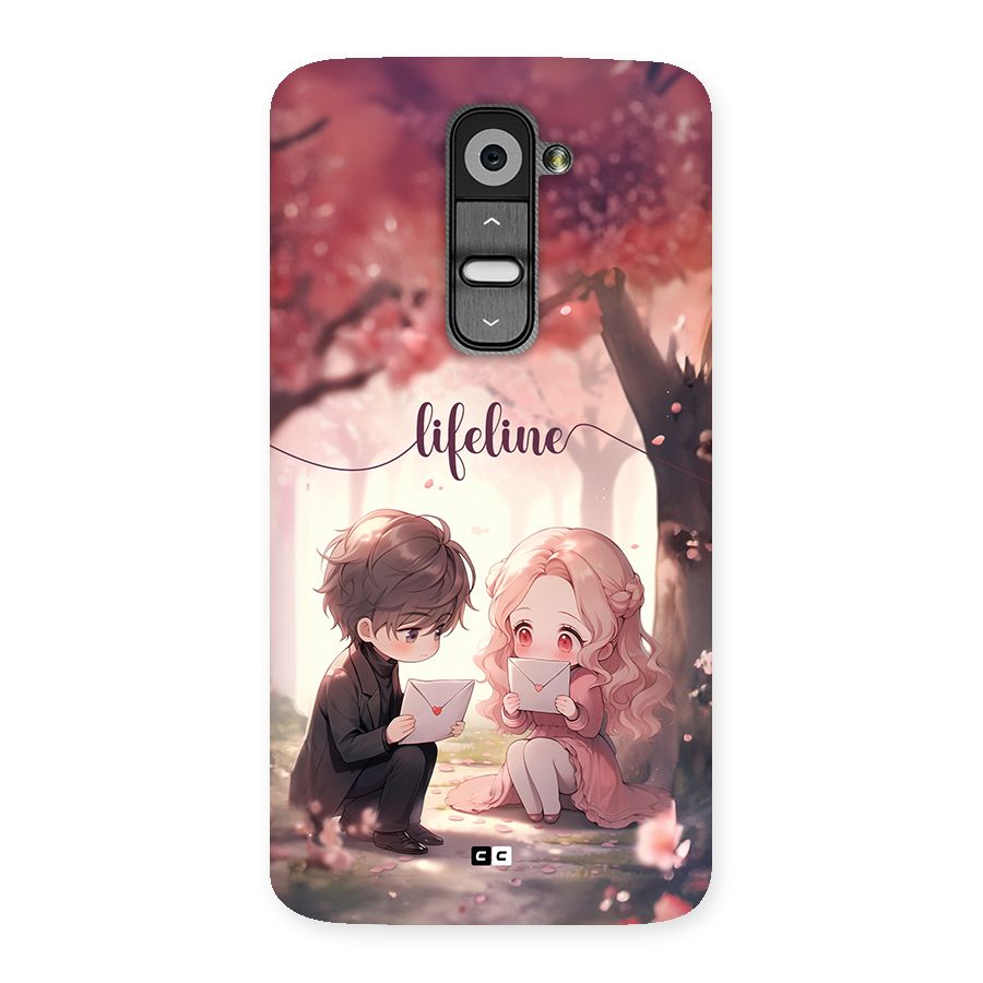 Cute Anime Couple Back Case for LG G2