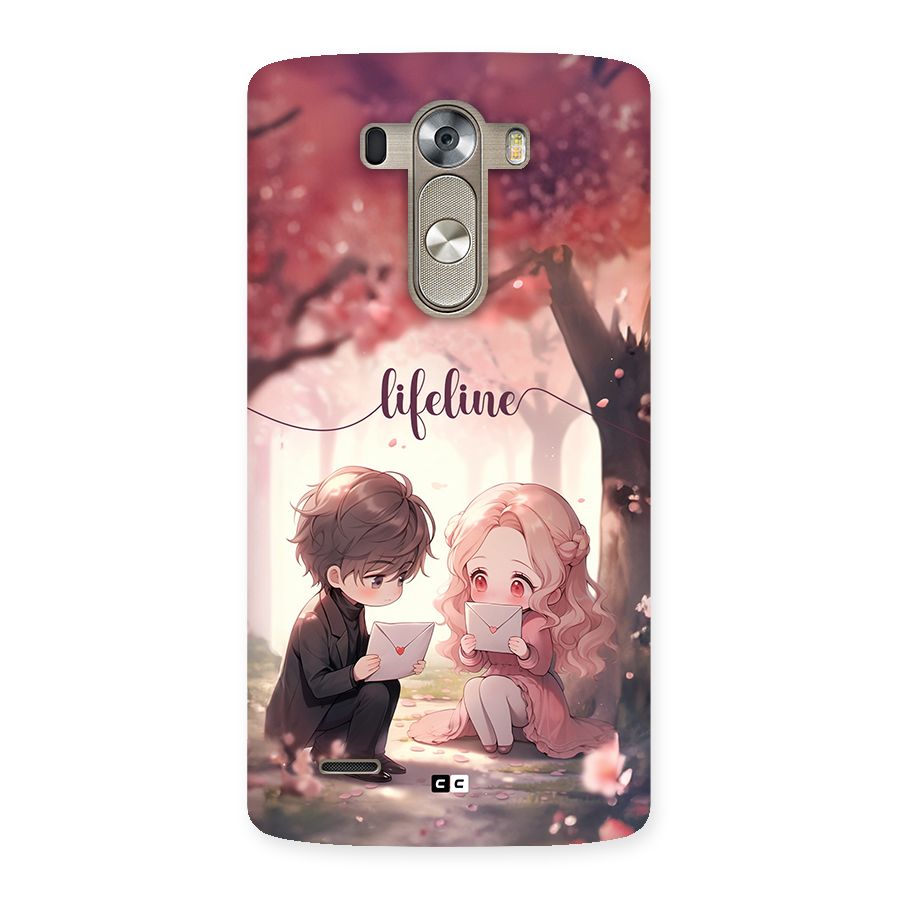 Cute Anime Couple Back Case for LG G3