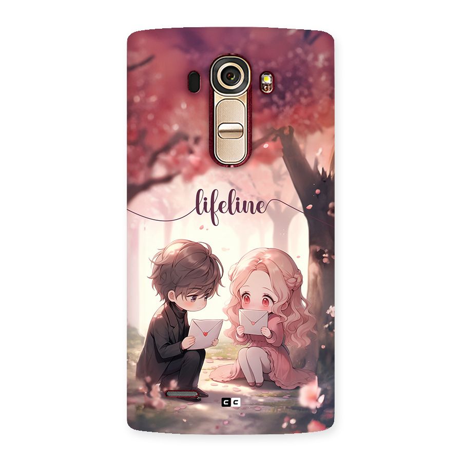 Cute Anime Couple Back Case for LG G4