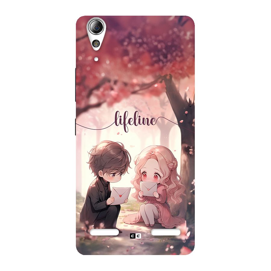 Cute Anime Couple Back Case for Lenovo A6000 Plus