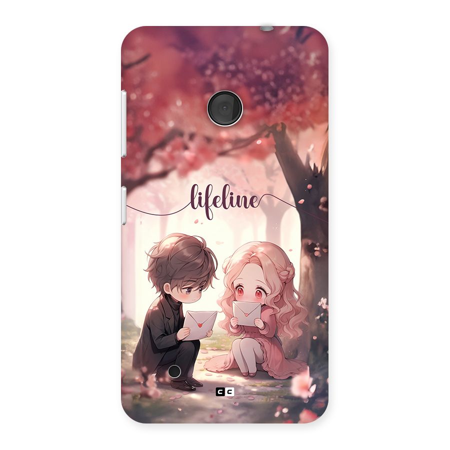 Cute Anime Couple Back Case for Lumia 530