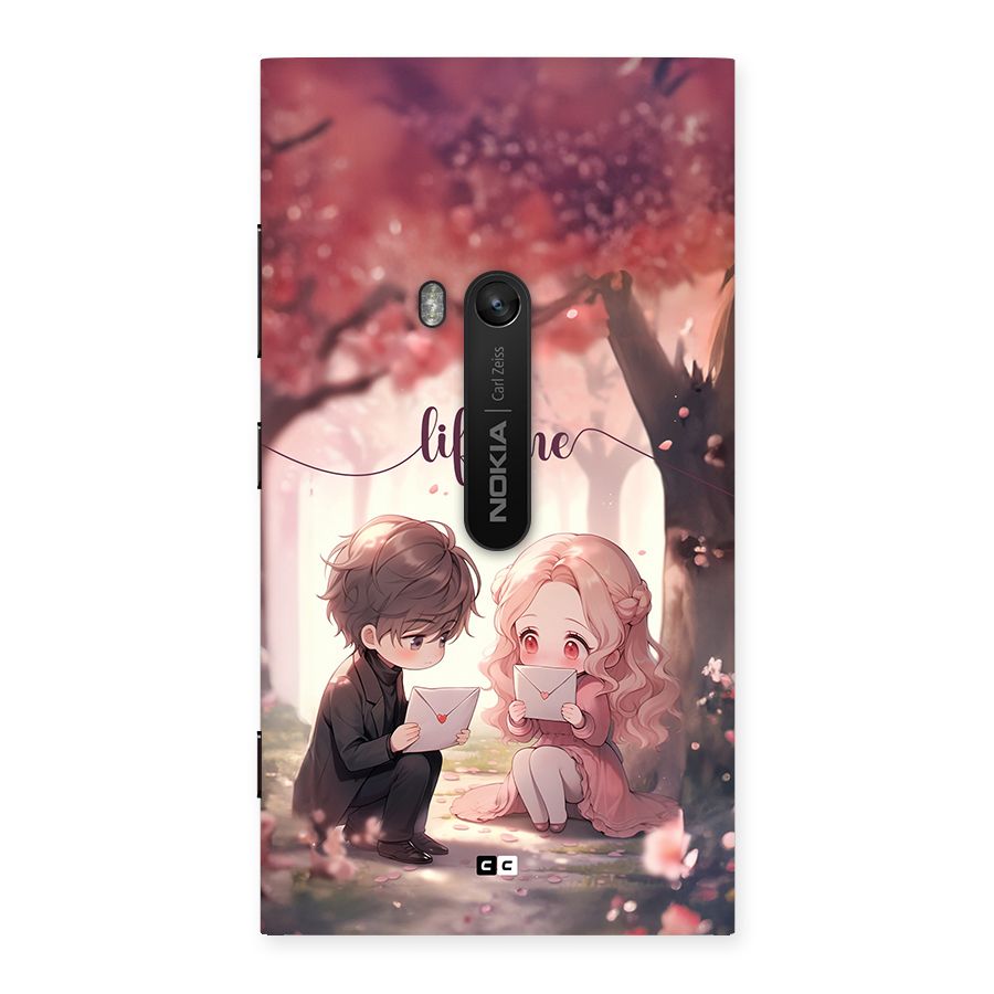 Cute Anime Couple Back Case for Lumia 920