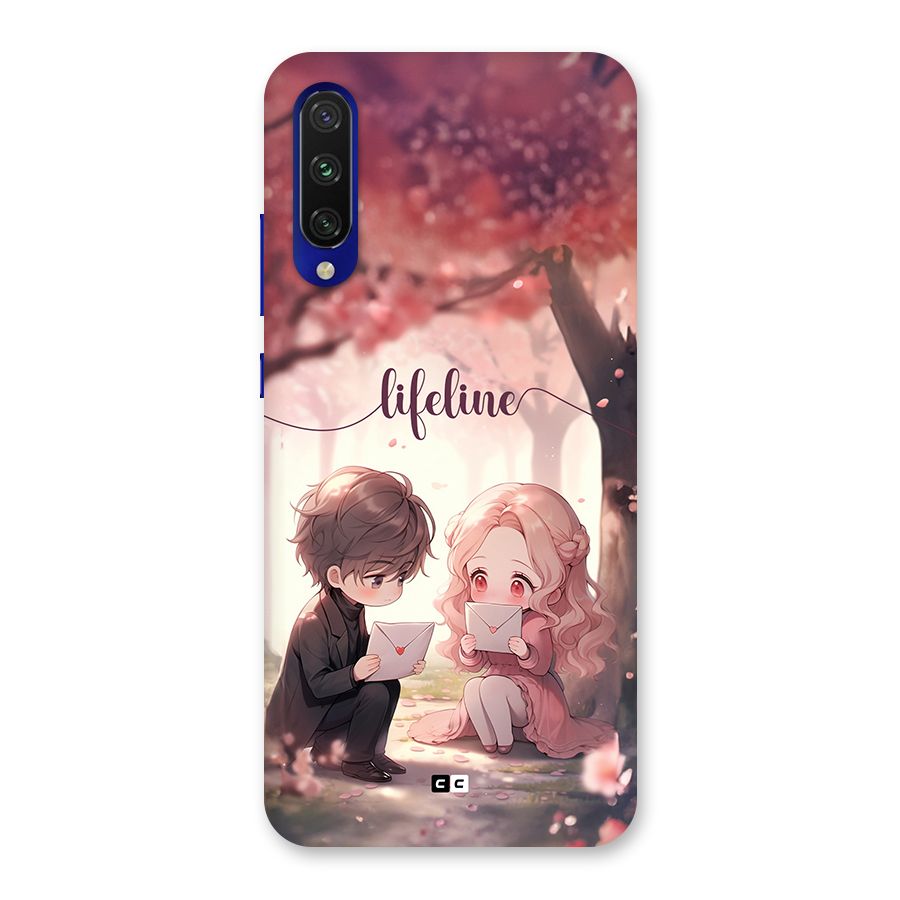 Cute Anime Couple Back Case for Mi A3