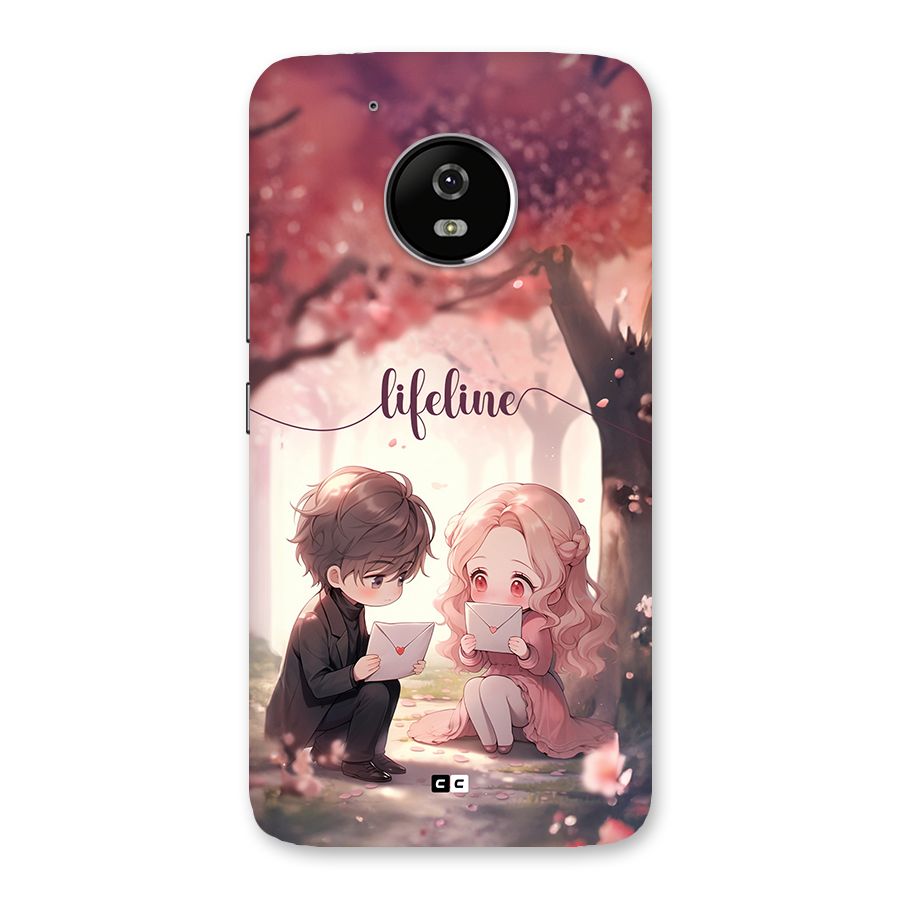 Cute Anime Couple Back Case for Moto G5