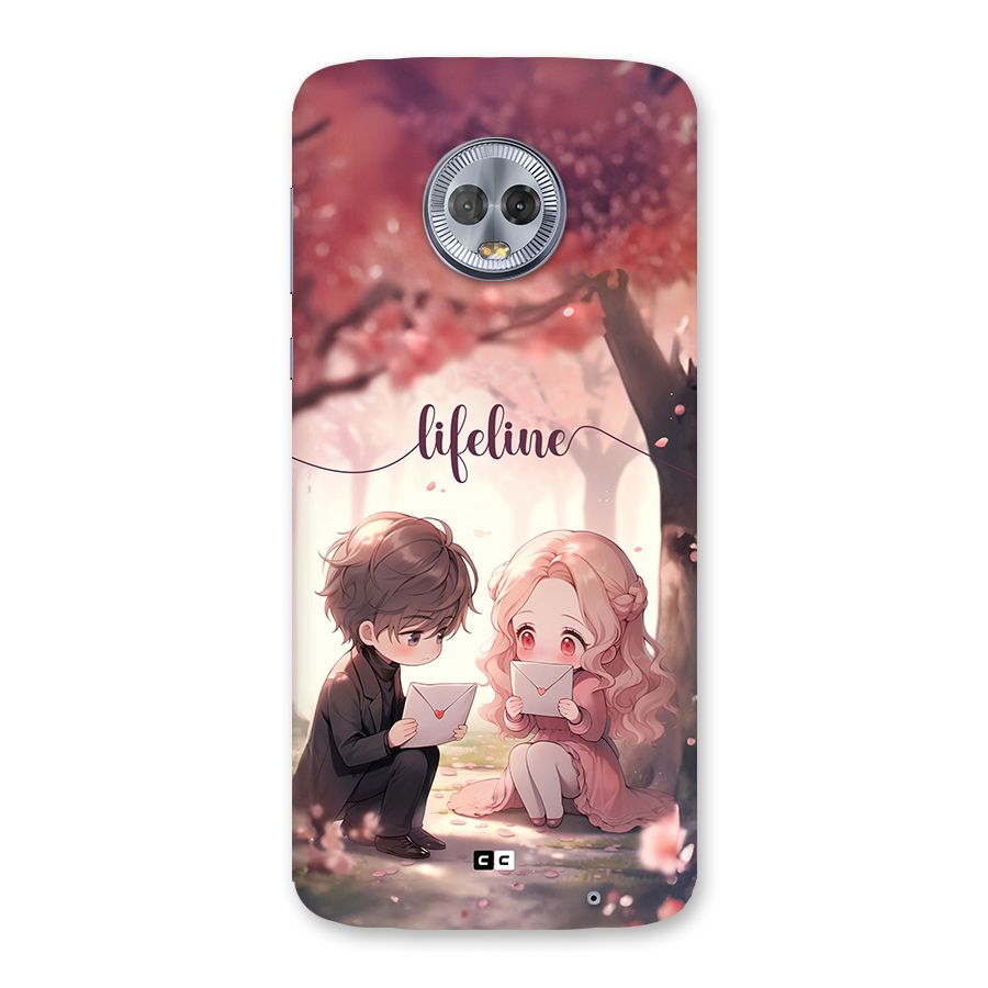 Cute Anime Couple Back Case for Moto G6 Plus