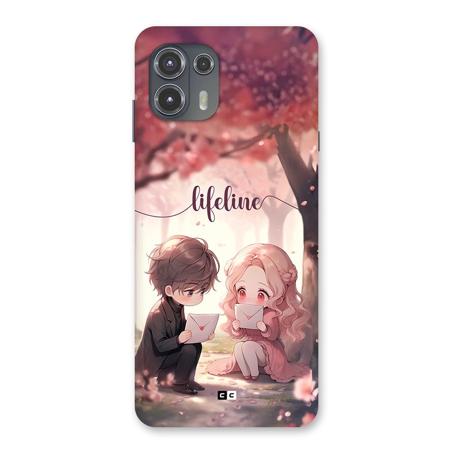Cute Anime Couple Back Case for Motorola Edge 20 Fusion