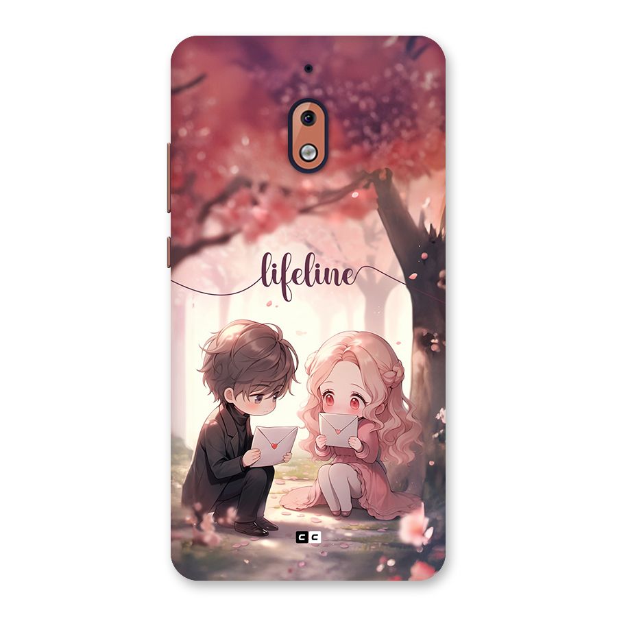Cute Anime Couple Back Case for Nokia 2.1