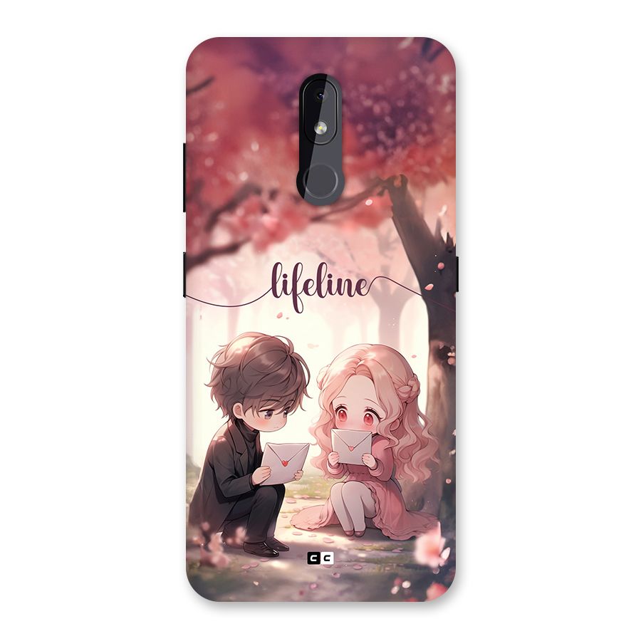 Cute Anime Couple Back Case for Nokia 3.2