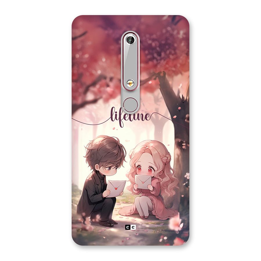 Cute Anime Couple Back Case for Nokia 6.1