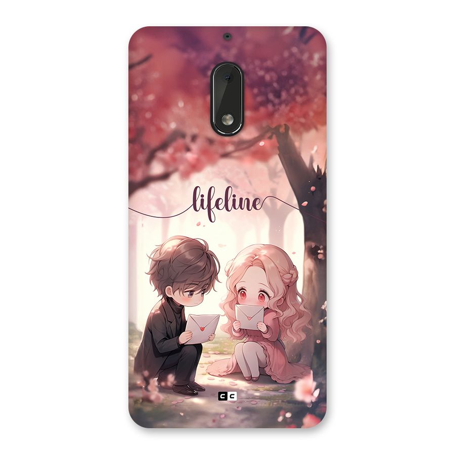 Cute Anime Couple Back Case for Nokia 6