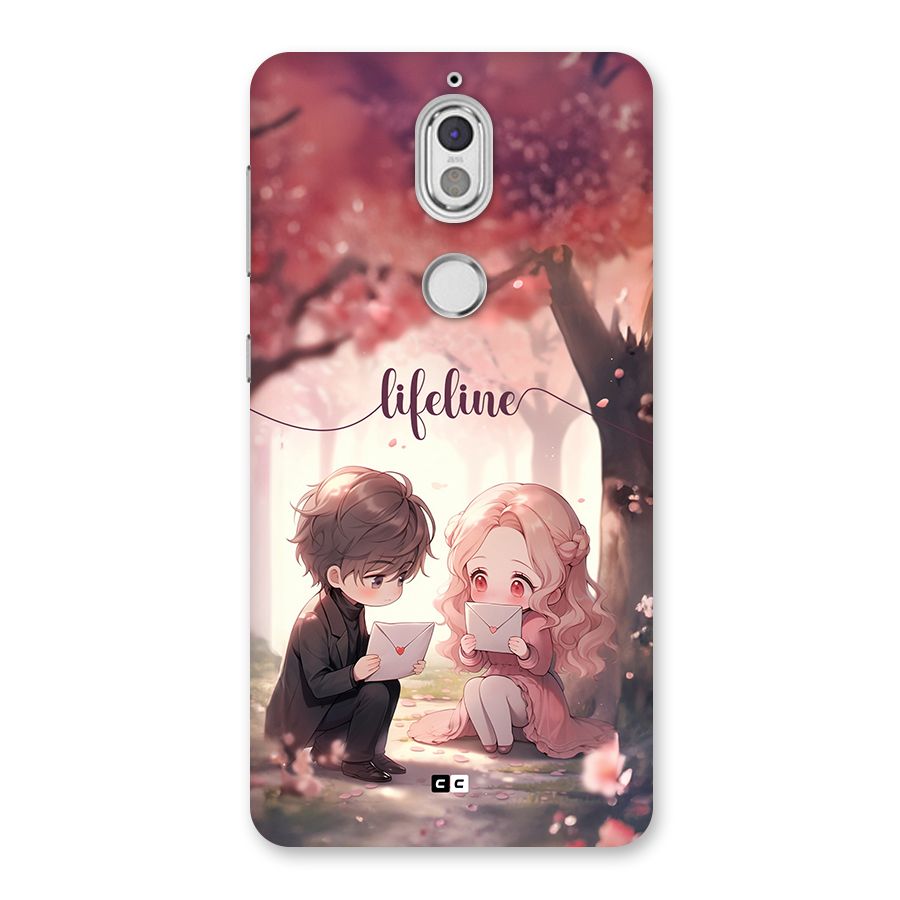 Cute Anime Couple Back Case for Nokia 7