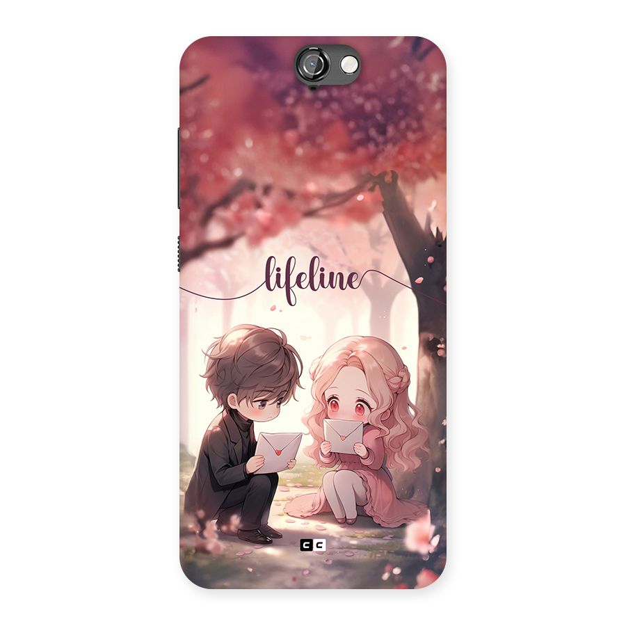 Cute Anime Couple Back Case for One A9