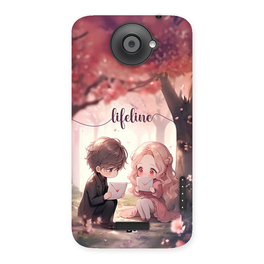 Cute Anime Couple Back Case for One X