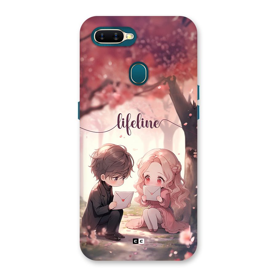 Cute Anime Couple Back Case for Oppo A12