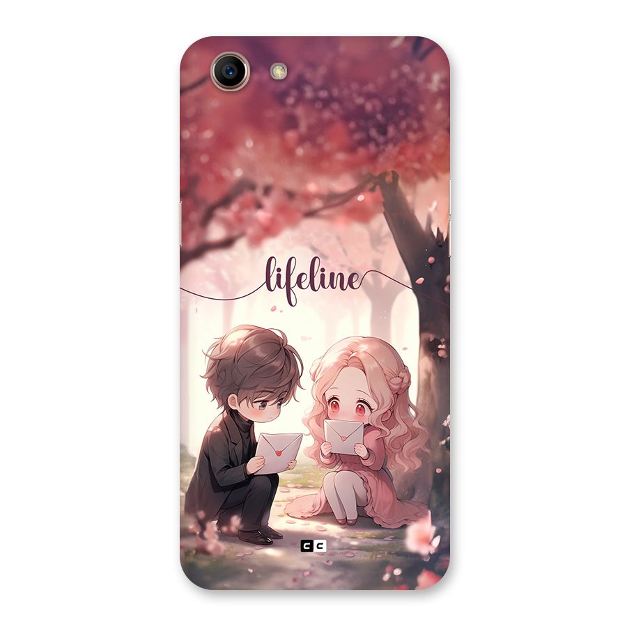 Cute Anime Couple Back Case for Oppo A83 (2018)