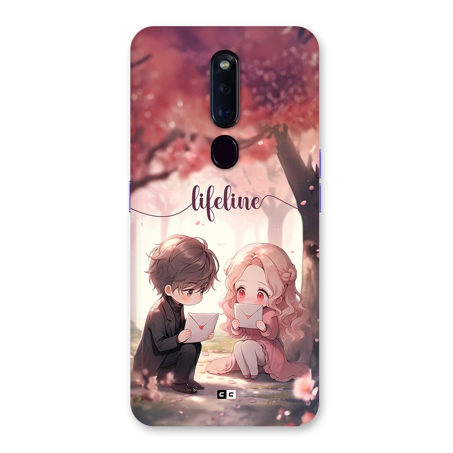 Cute Anime Couple Back Case for Oppo F11 Pro