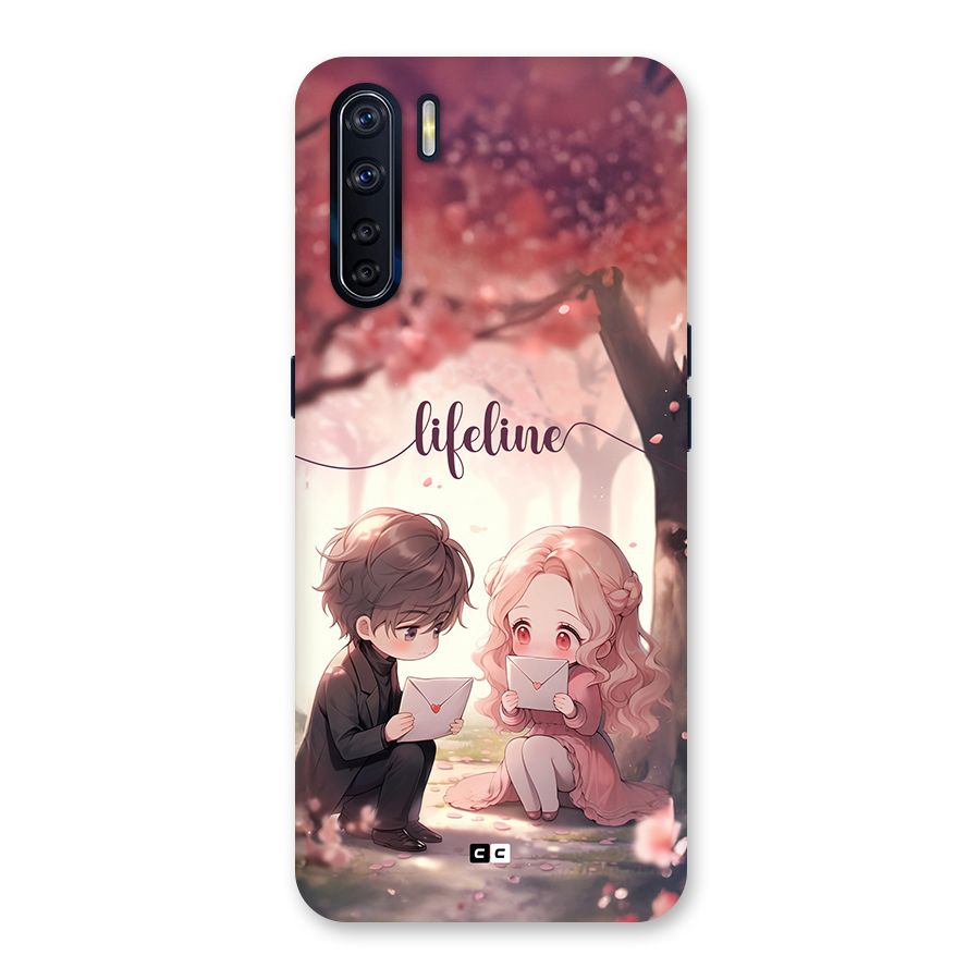 Cute Anime Couple Back Case for Oppo F15