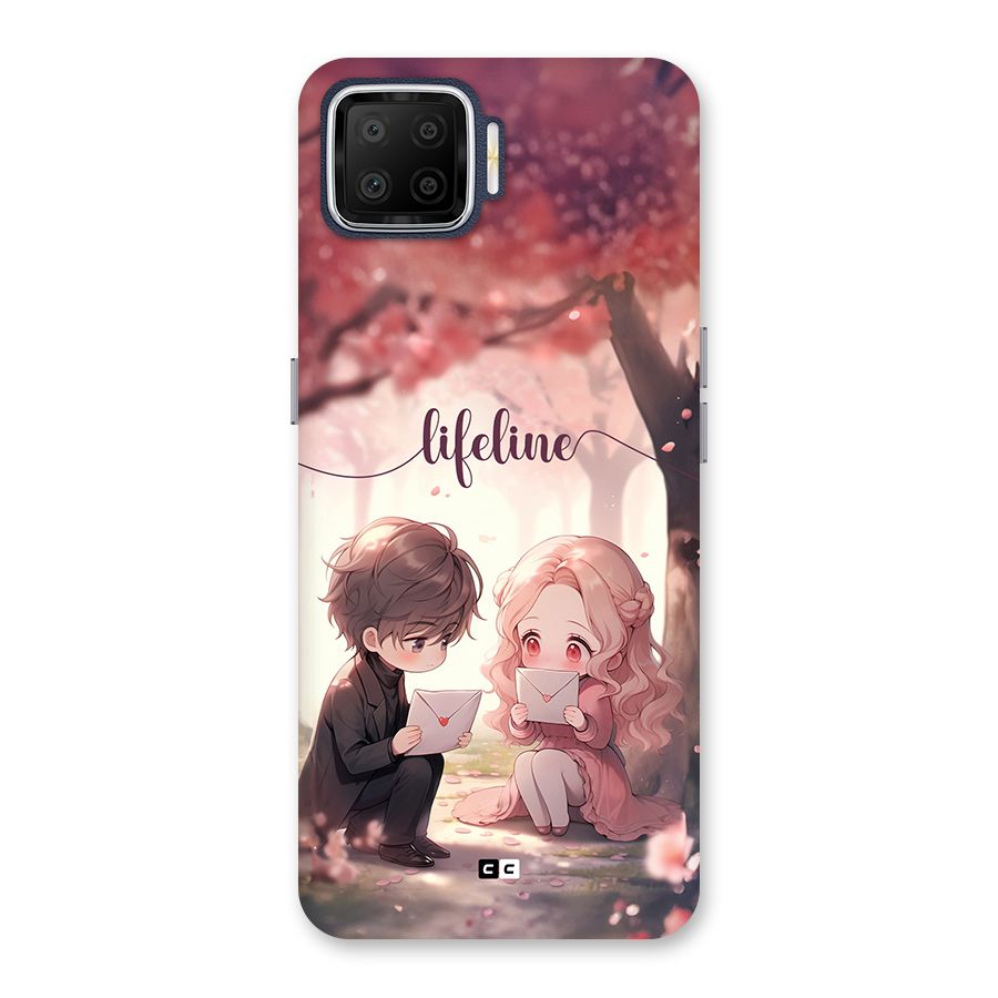 Cute Anime Couple Back Case for Oppo F17