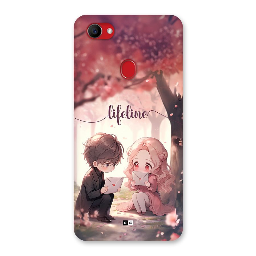 Cute Anime Couple Back Case for Oppo F7
