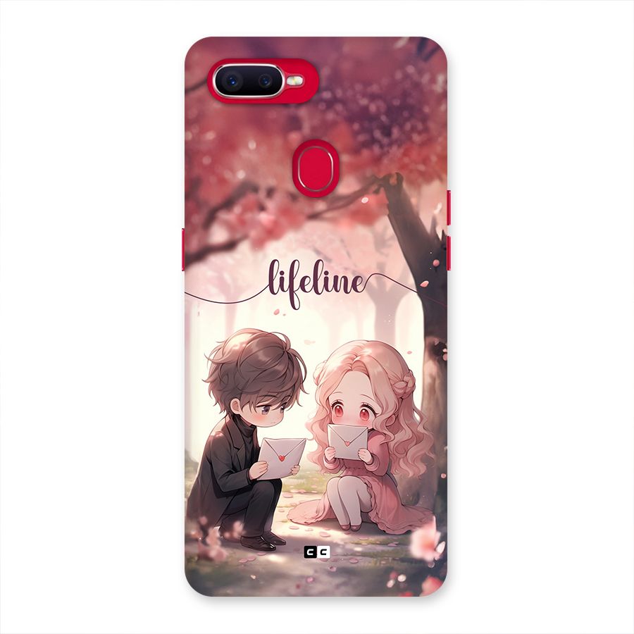 Cute Anime Couple Back Case for Oppo F9 Pro