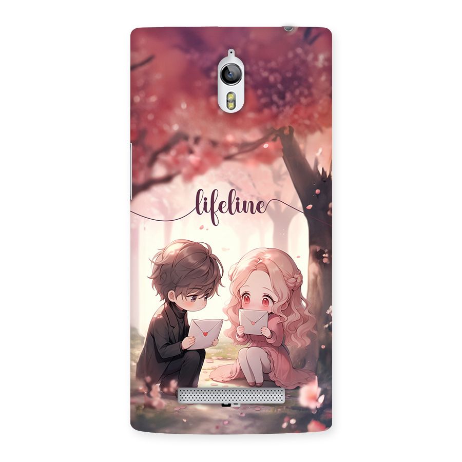 Cute Anime Couple Back Case for Oppo Find 7