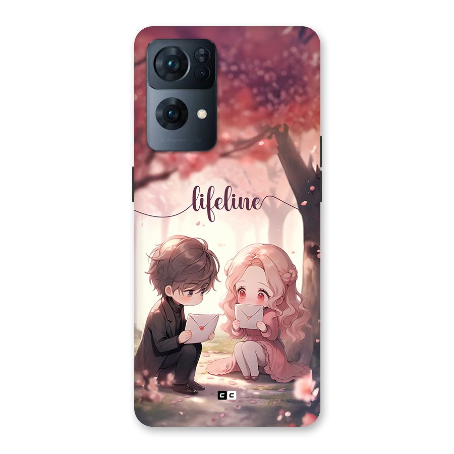 Cute Anime Couple Back Case for Oppo Reno7 Pro 5G
