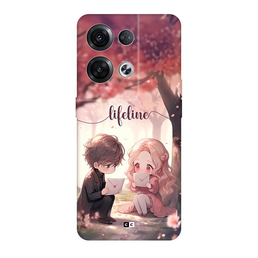 Cute Anime Couple Back Case for Oppo Reno8 Pro 5G