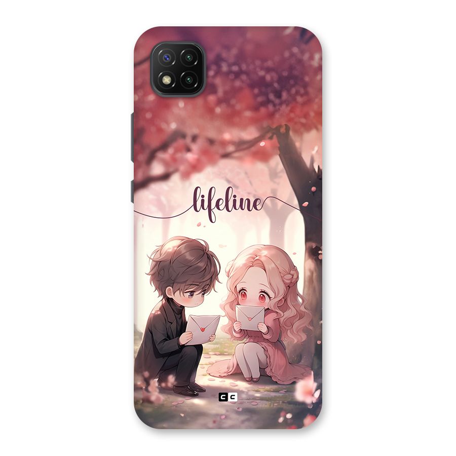 Cute Anime Couple Back Case for Poco C3