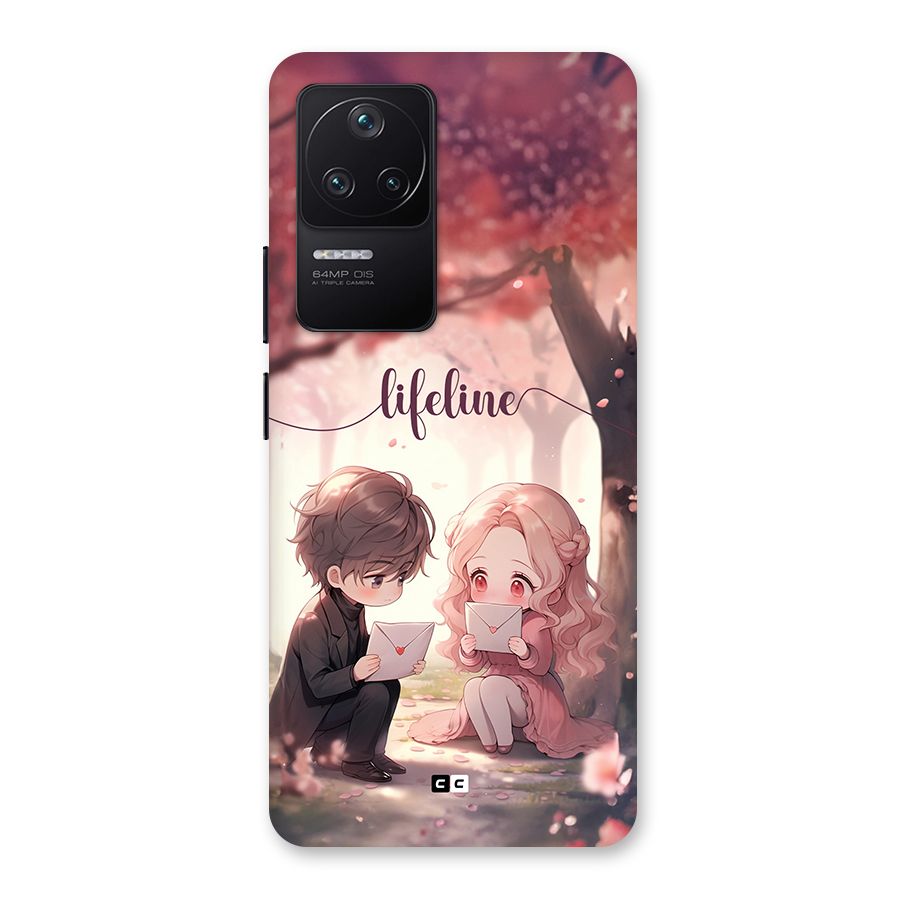 Cute Anime Couple Back Case for Poco F4 5G