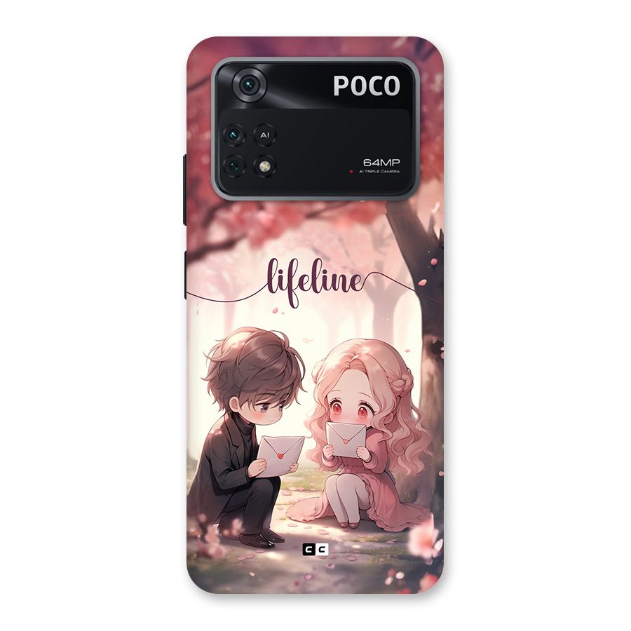 Cute Anime Couple Back Case for Poco M4 Pro 4G