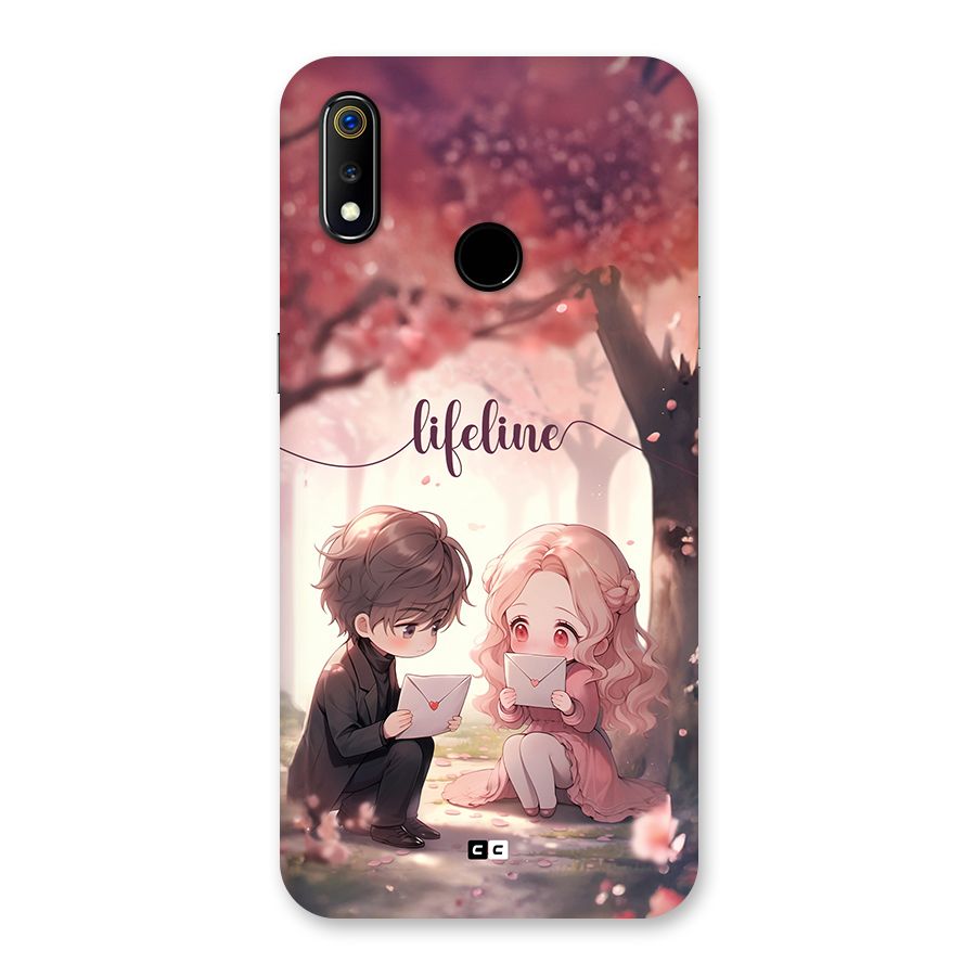 Cute Anime Couple Back Case for Realme 3