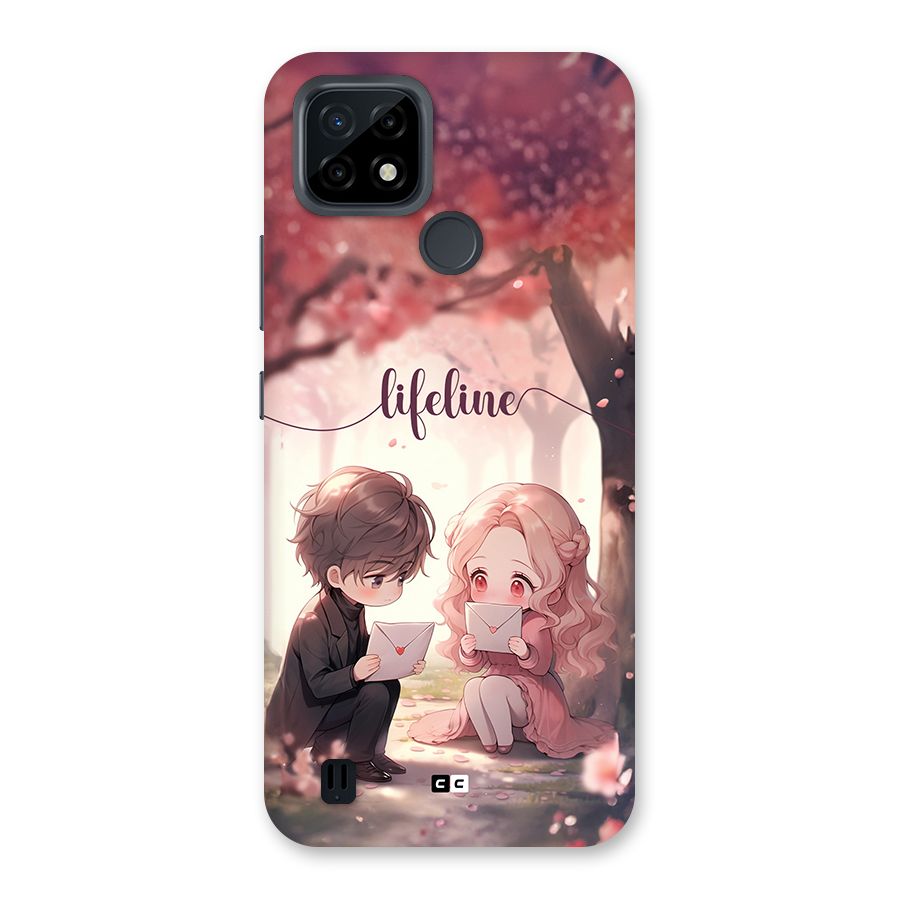 Cute Anime Couple Back Case for Realme C21