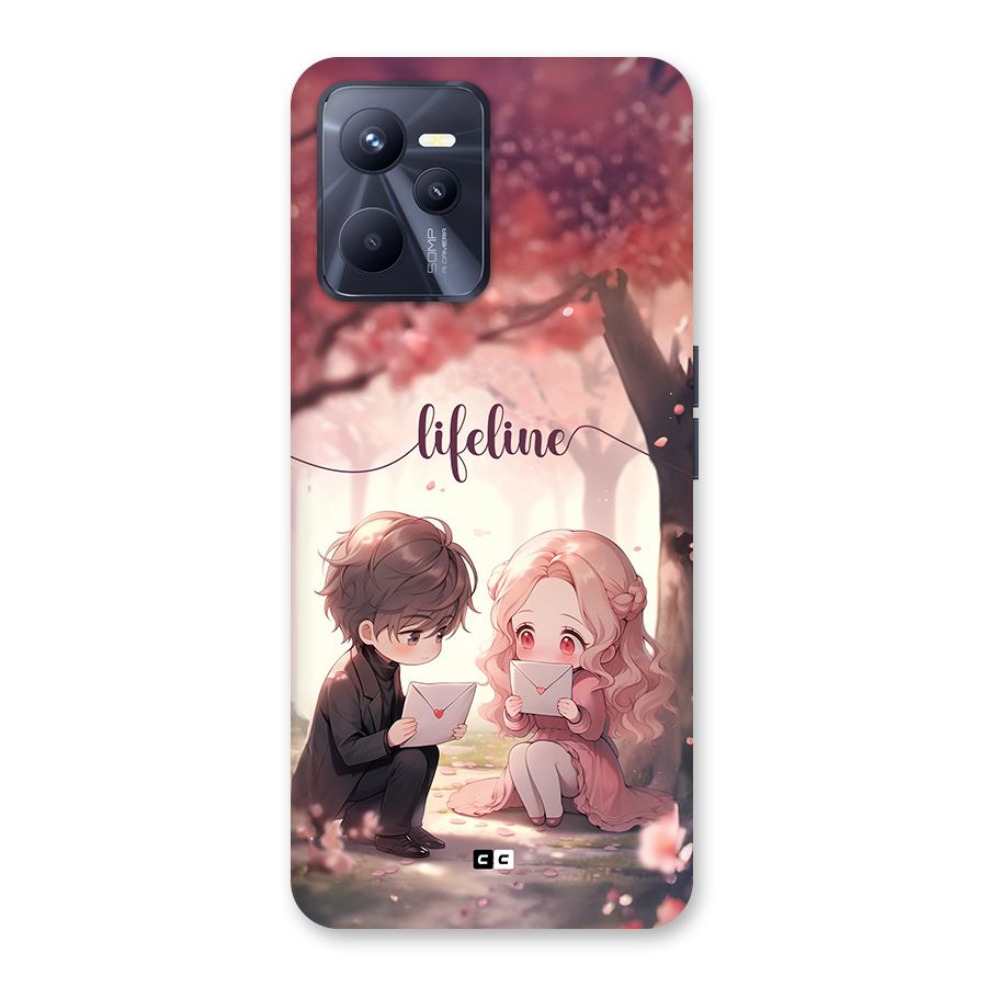 Cute Anime Couple Back Case for Realme C35