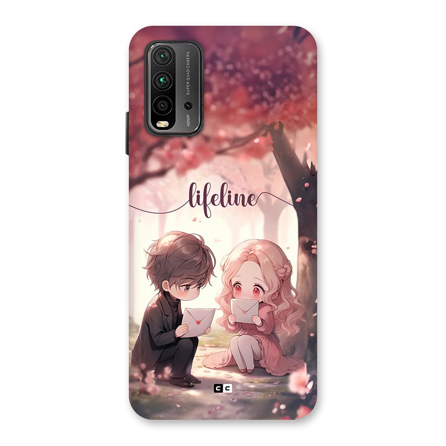 Cute Anime Couple Back Case for Redmi 9 Power