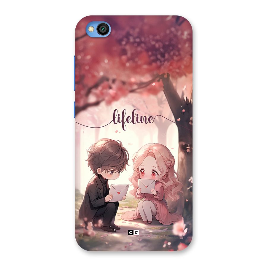 Cute Anime Couple Back Case for Redmi Go