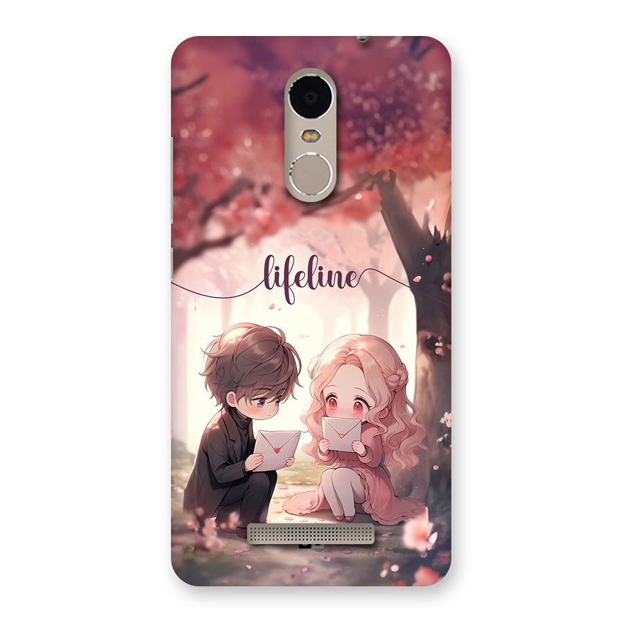Cute Anime Couple Back Case for Redmi Note 3