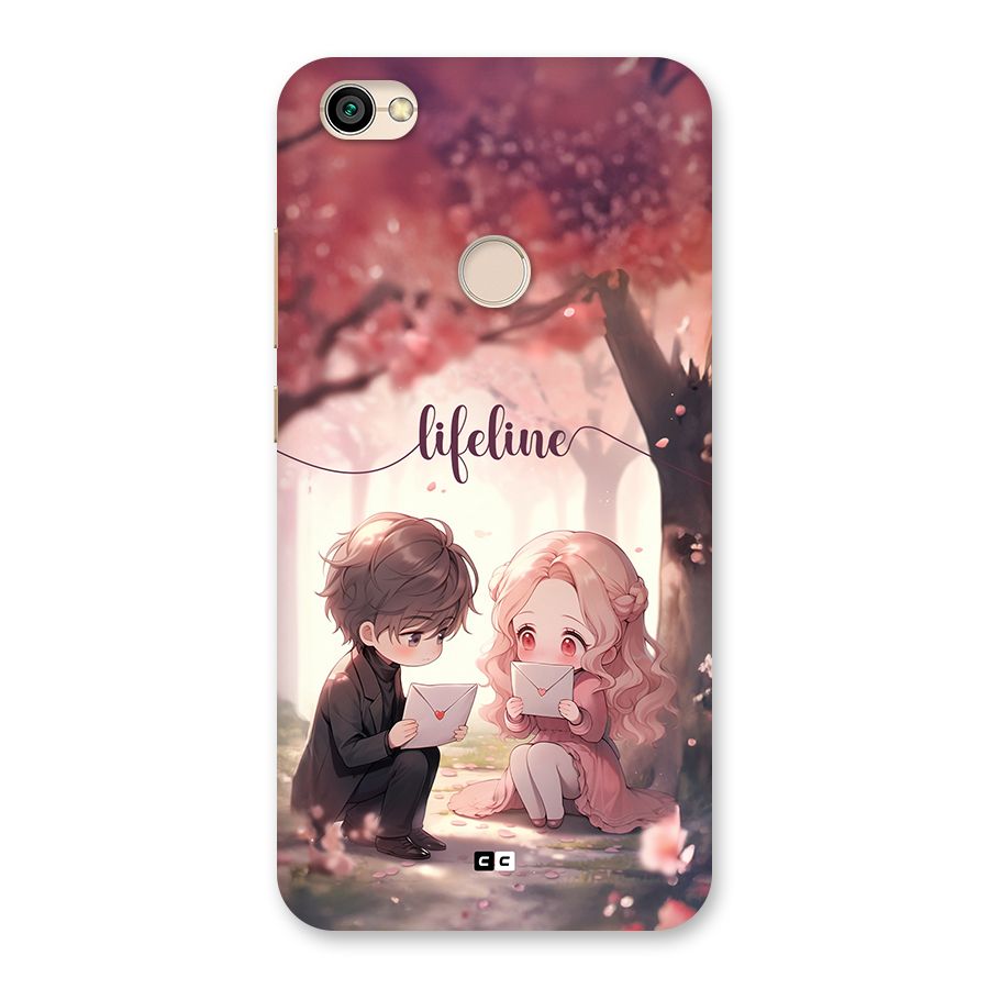 Cute Anime Couple Back Case for Redmi Y1 2017