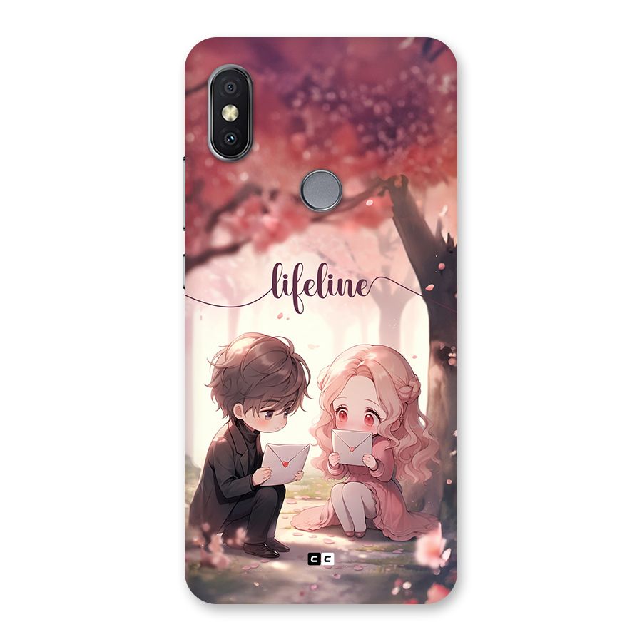 Cute Anime Couple Back Case for Redmi Y2