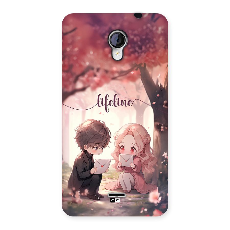 Cute Anime Couple Back Case for Unite 2 A106