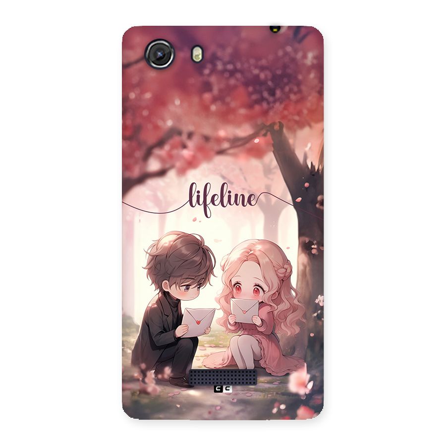 Cute Anime Couple Back Case for Unite 3