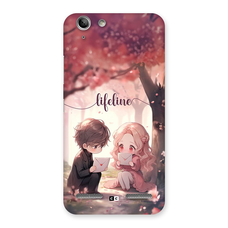 Cute Anime Couple Back Case for Vibe K5 Plus