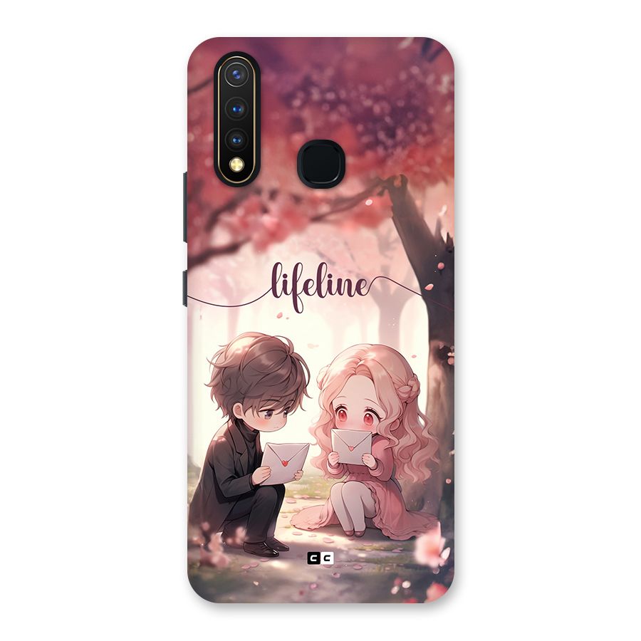 Cute Anime Couple Back Case for Vivo U20
