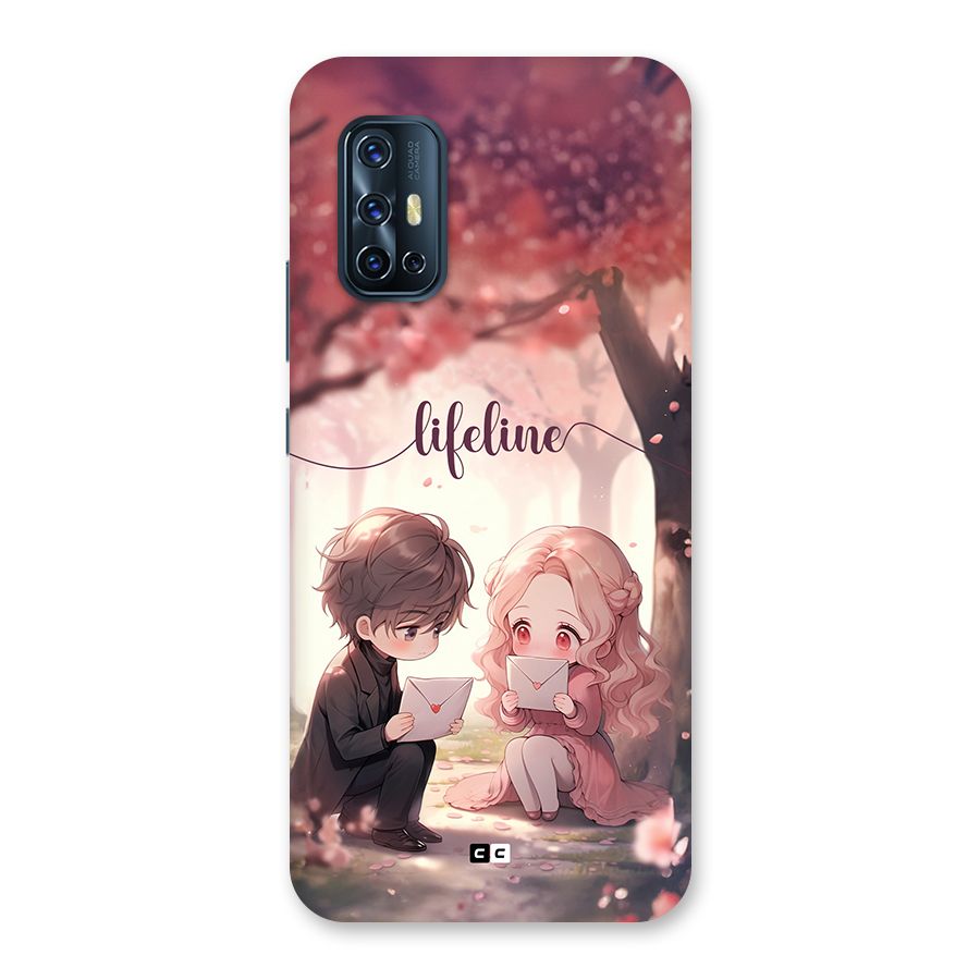 Cute Anime Couple Back Case for Vivo V17