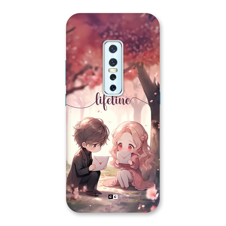 Cute Anime Couple Back Case for Vivo V17 Pro